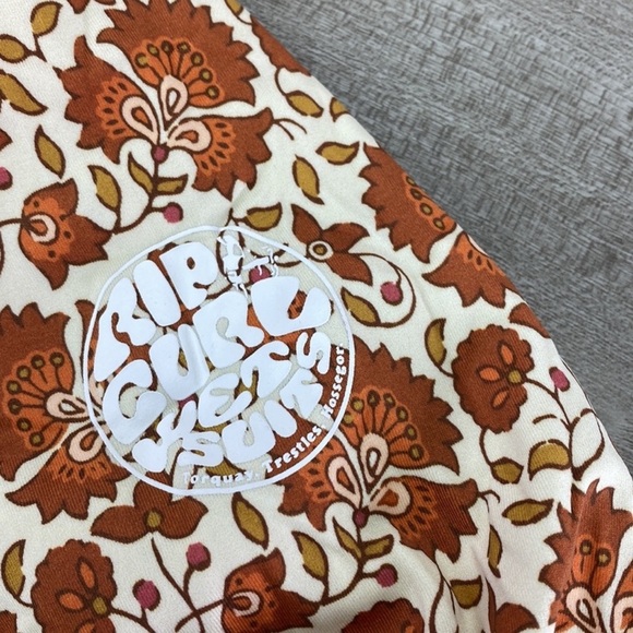 ☀️RIP CURL☀️ G BOMB LONG SLEEVE UV BURNT ORANGE BODY SUIT - Picture 14 of 15